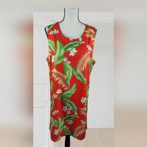 Vtg Hualani Designed In Hawaii Dress 2XL Island Summer Style Fashion Single